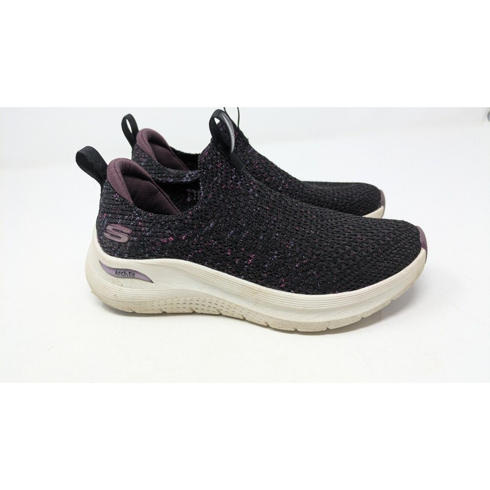 Skechers Womens Arch Fit Stretch Walking Casual Sneakers Slip On Shoes Size 5